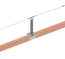 Producte Línea de Vida sobre Poste Estándar a Viga de madera